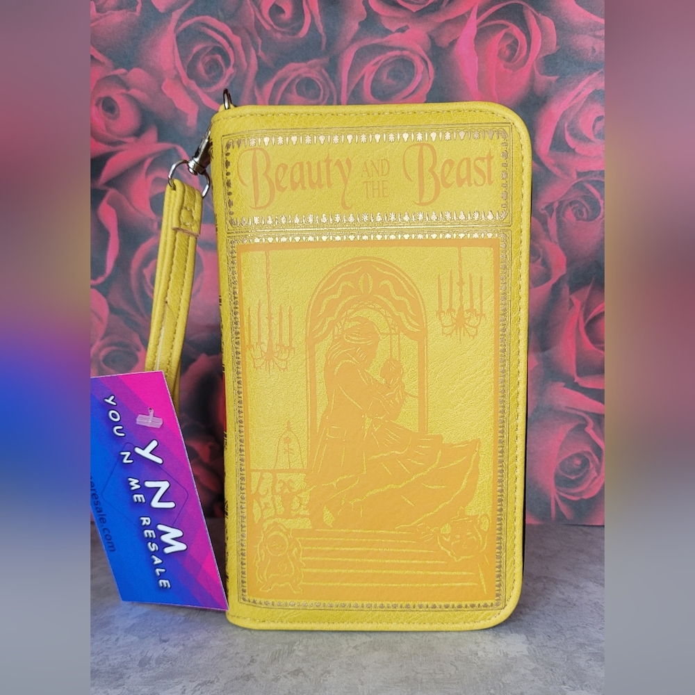 Beauty and The Beast Book Cover Wristlet